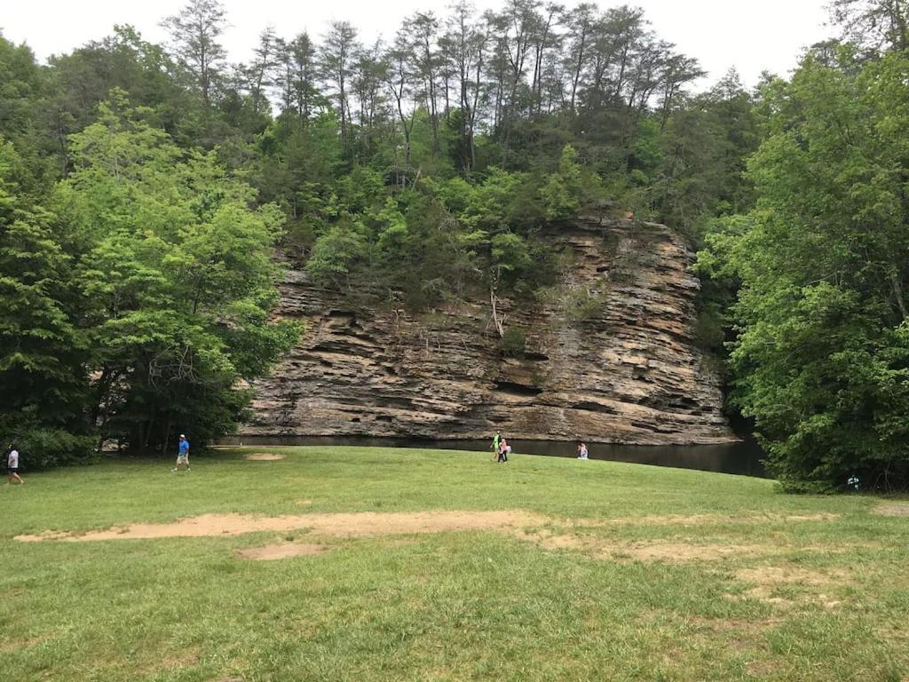 Gas Fireplace, Firepit, And Cedar Adirondack Chair Spencer المظهر الخارجي الصورة
